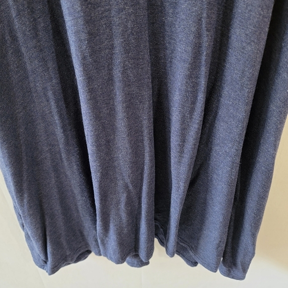 Cj Banks Women Plus Sz Soft Stretchy Lagenlook Top 3X Cowlneck Zip-Up Drawstring - Picture 8 of 12